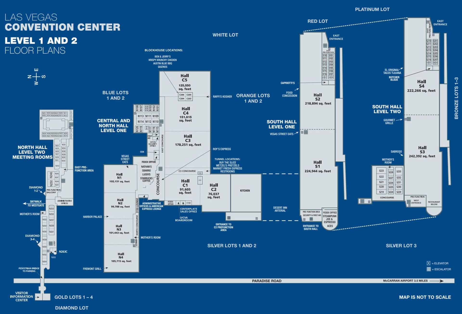 Las Vegas Convention Center Hotels, Events, Capacity