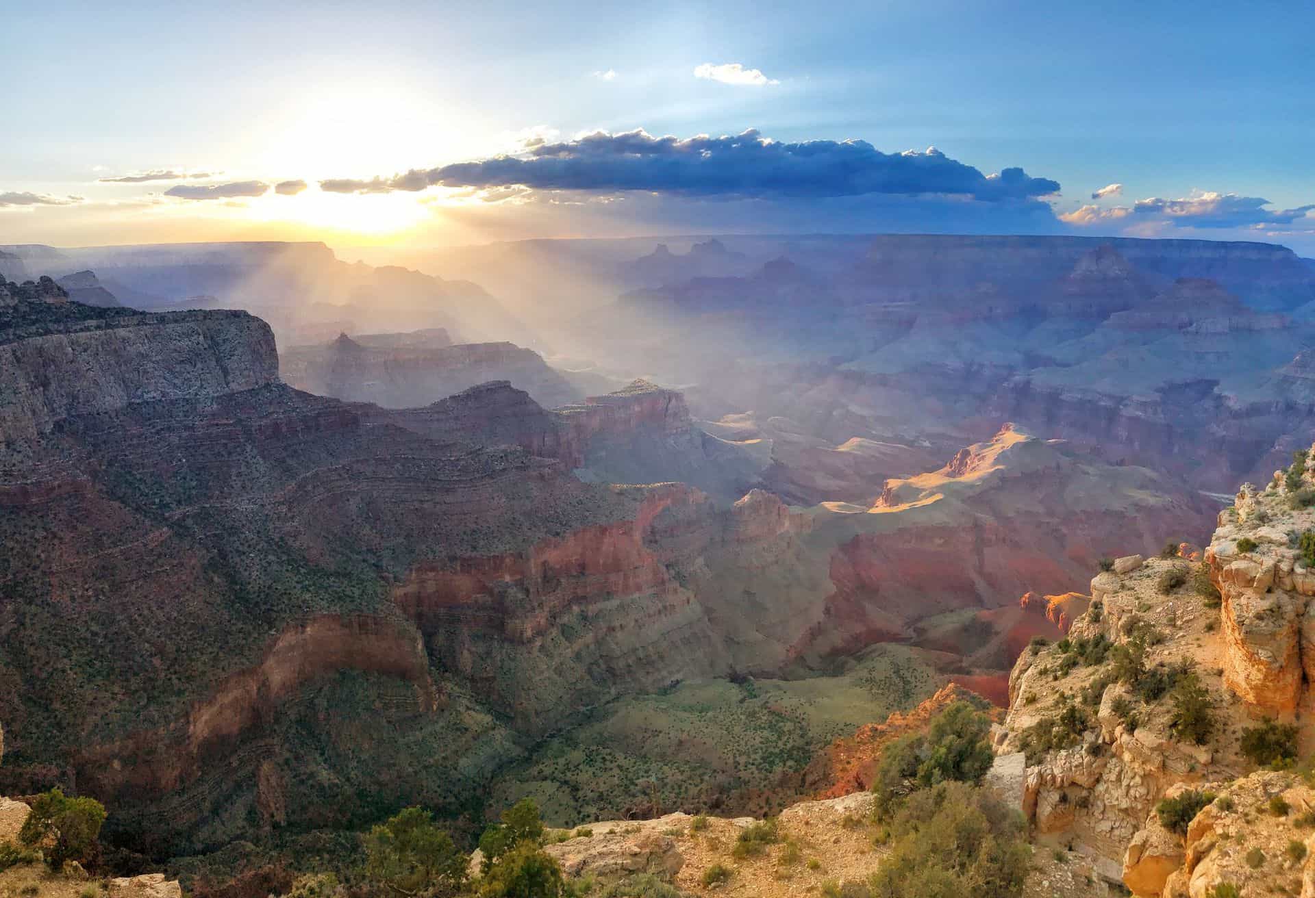 Moran Point Sunrise & Sunset, Overlook, Grand Canyon National Park